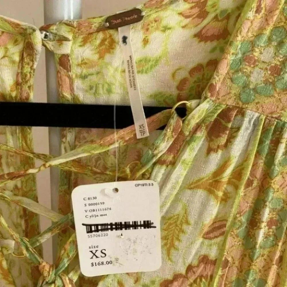 Free People Hanalei Bay Maxi Dress Size XS NWT - Picture 10 of 16